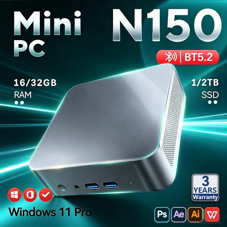 Pc Gaming Intel - 2026 Intel N150 Mini PC Protable