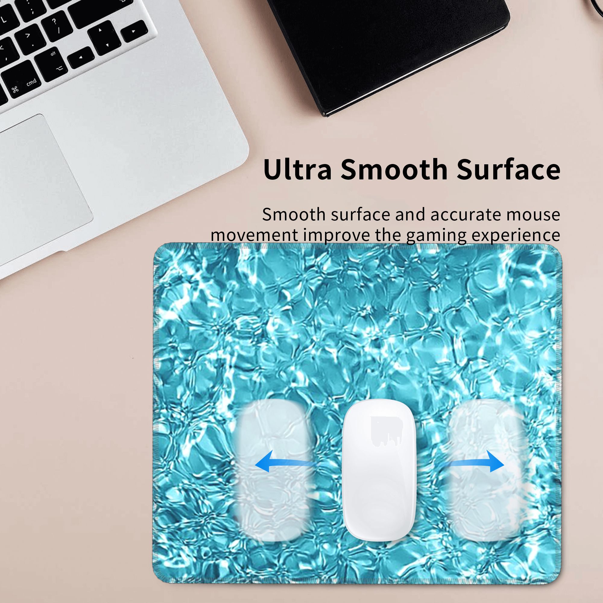 Crystal Blue Water Ripple Patt - Pc Gaming Liquid recension och pris