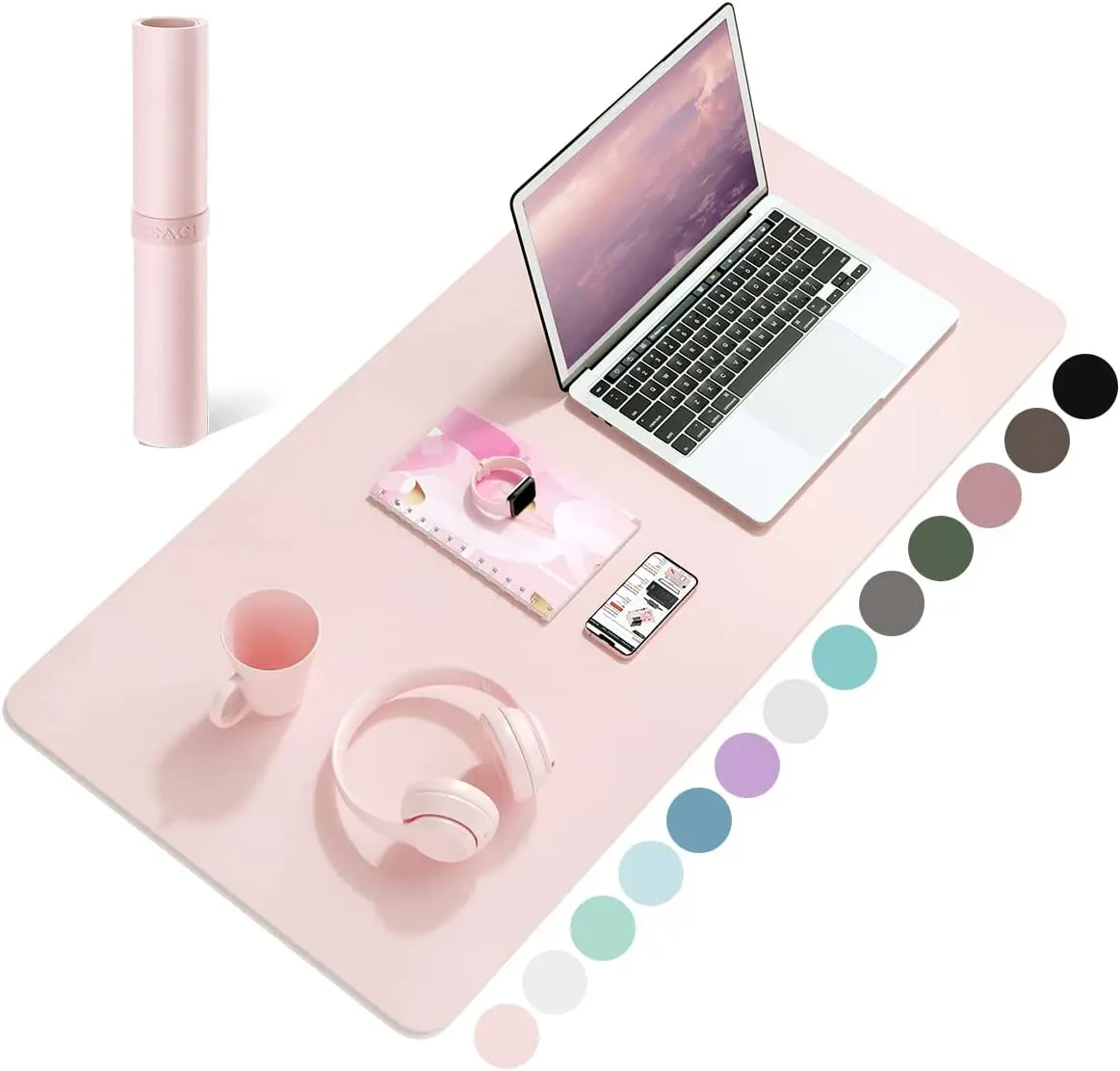 Desk Mat Waterproof PVC Mouse  - Pc Gaming Pink recension och pris