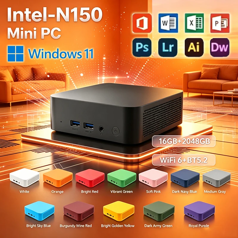 Intel N150 Windows 11 Mini PC  - Pc Gaming Intel recension och pris